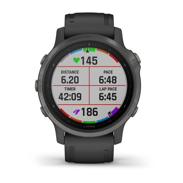 Garmin Fenix 6S Pro Sapphire Multispor GPS Akıllı Saat Siyah